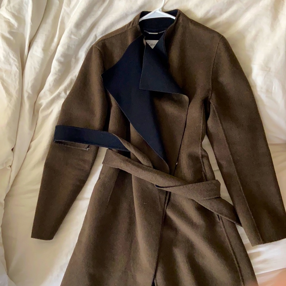 Calvin Klein Wrap Coat